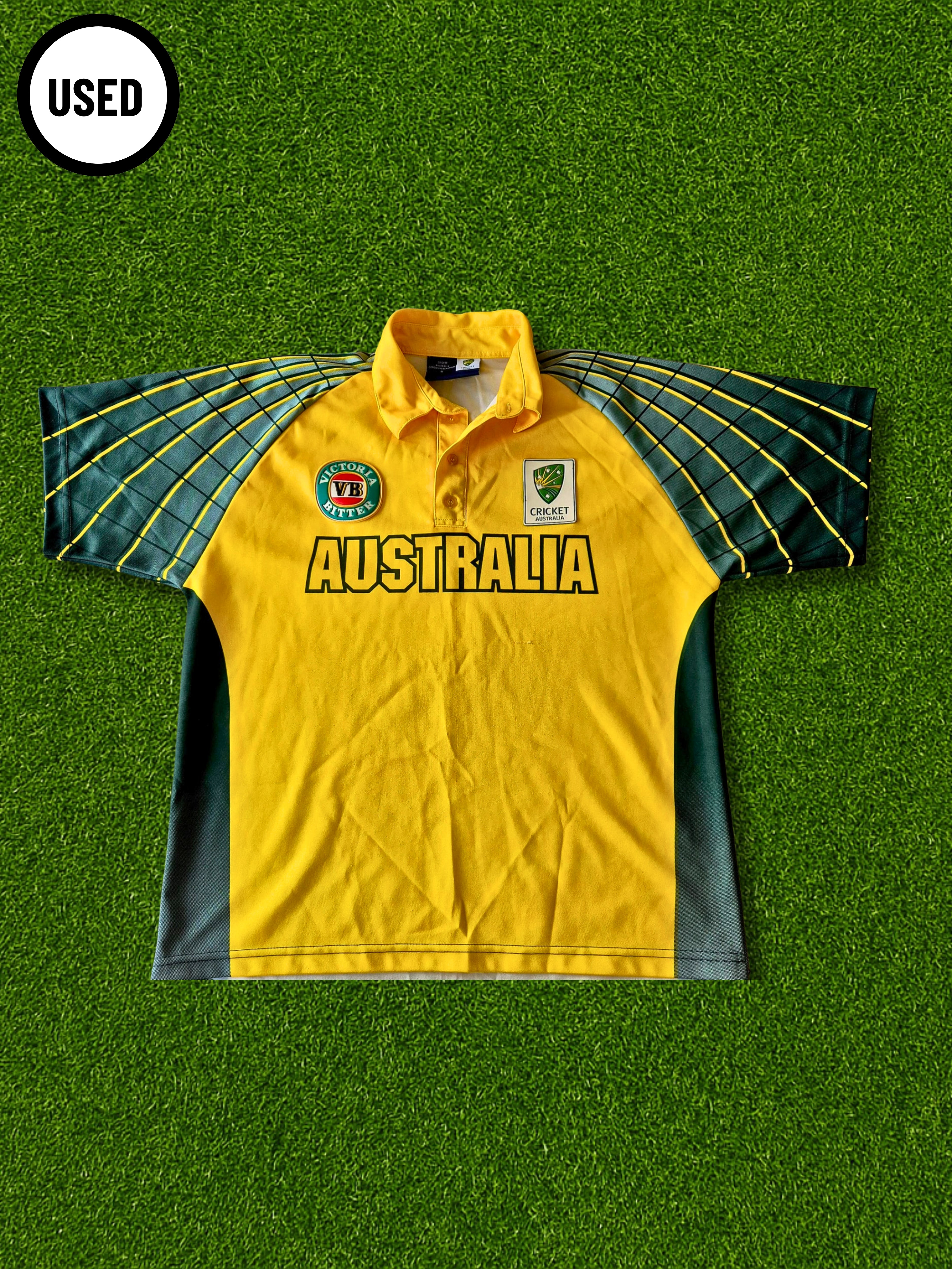 Australia 2001 Official Retro Cricket Jersey (used) – Mystery Cricket