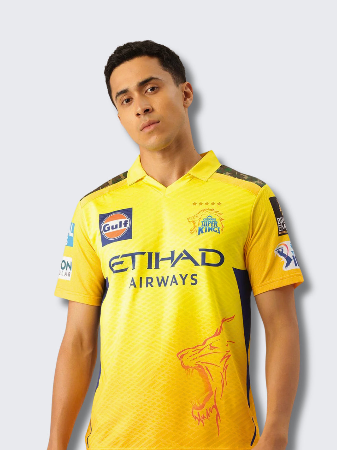 2025 Chennai Super Kings Official IPL Match Jersey
