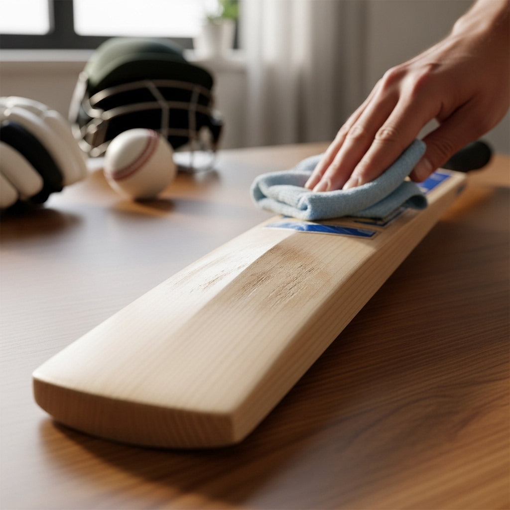 How to Clean Scuff Marks from a Cricket Bat Face