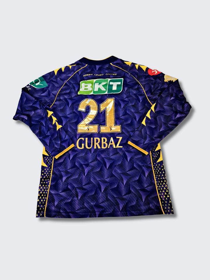 Kolkata Knight Riders Rahmanullah Gurbaz Player Edition Long Sleeve Jersey