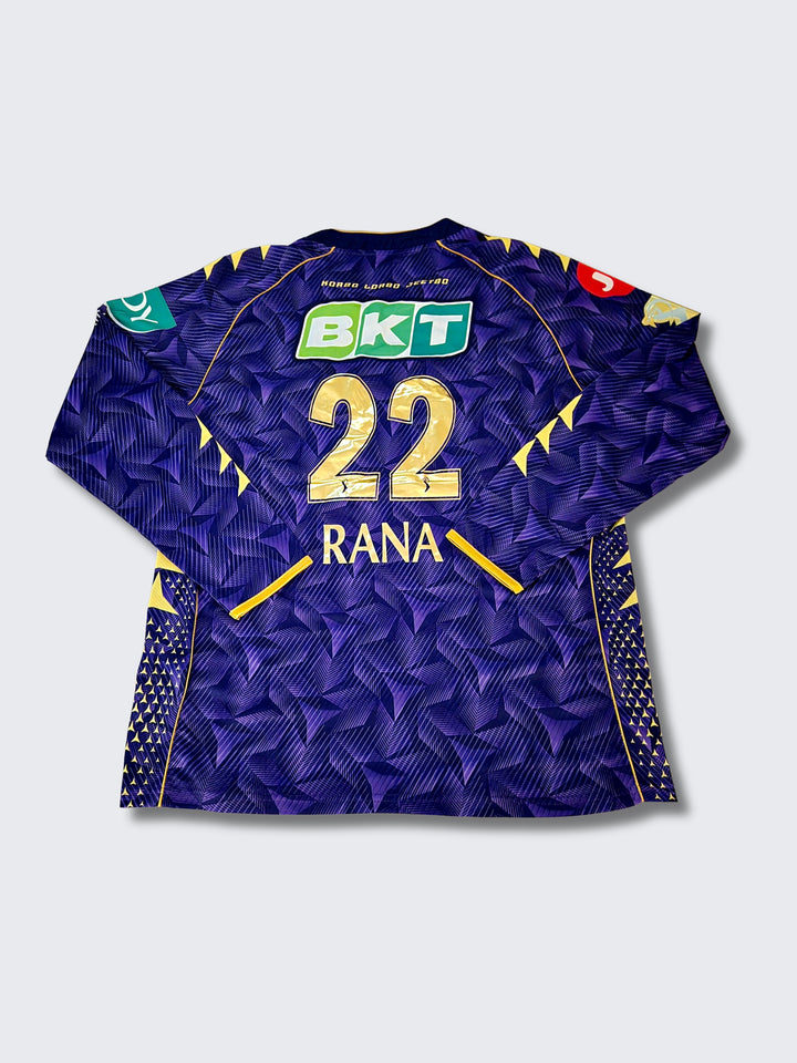 Kolkata Knight Riders Harshit Rana Player Edition Long Sleeve Jersey