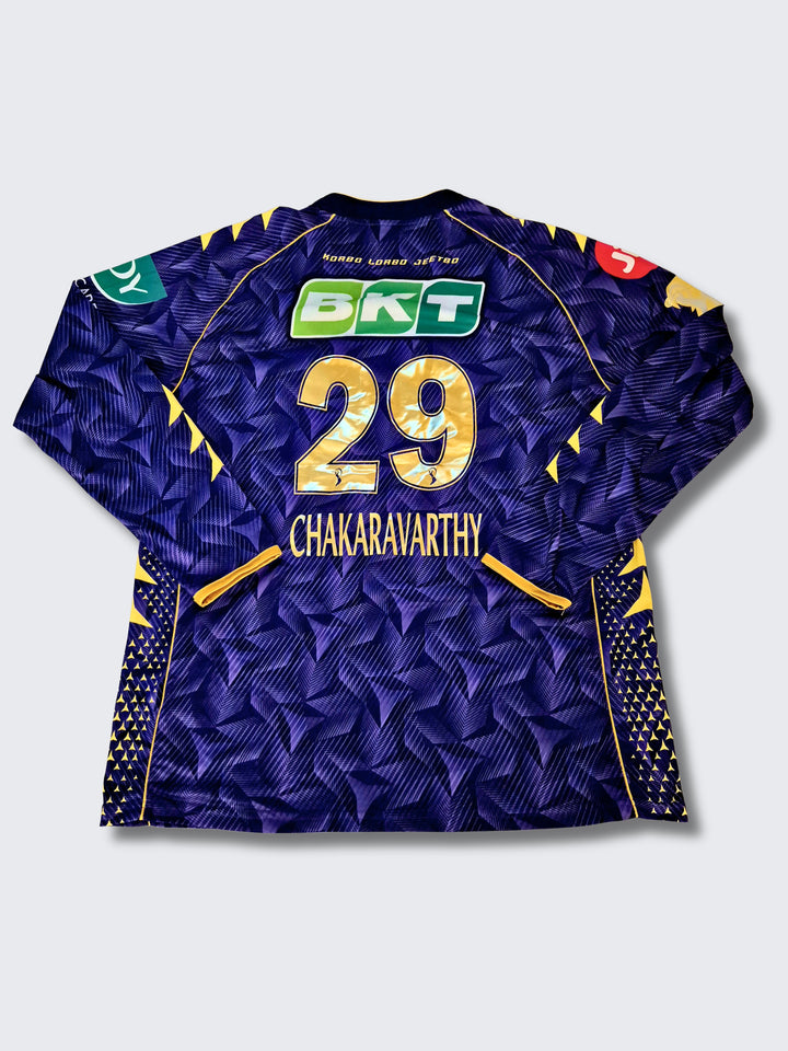 Kolkata Knight Riders Varun Chakaravarthy Player Edition Long Sleeve Jersey