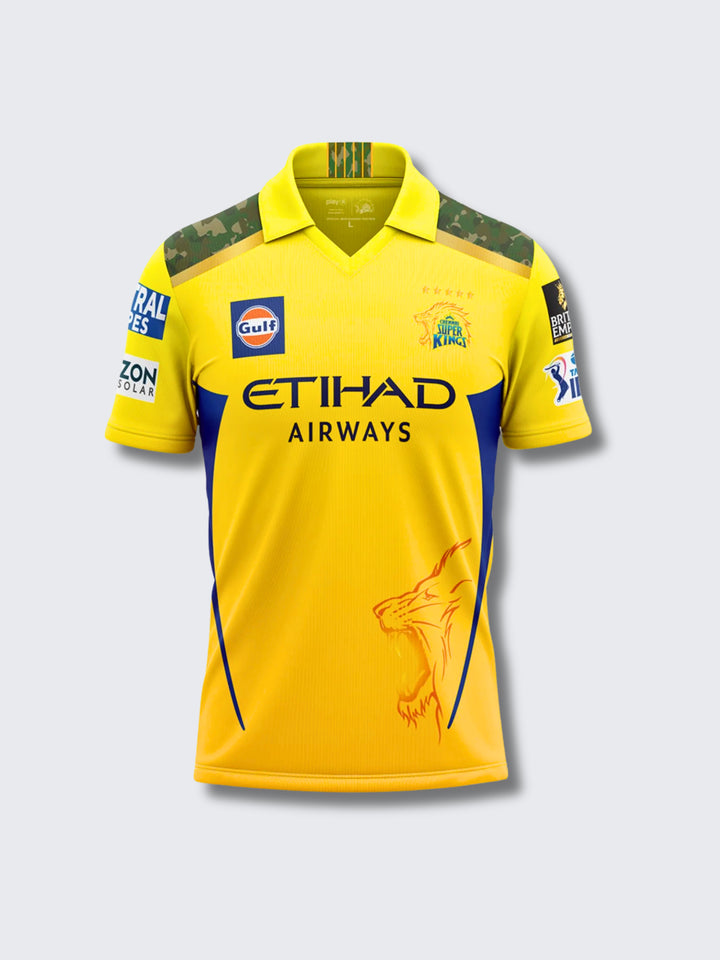 2025 Chennai Super Kings Official IPL Fan Jersey