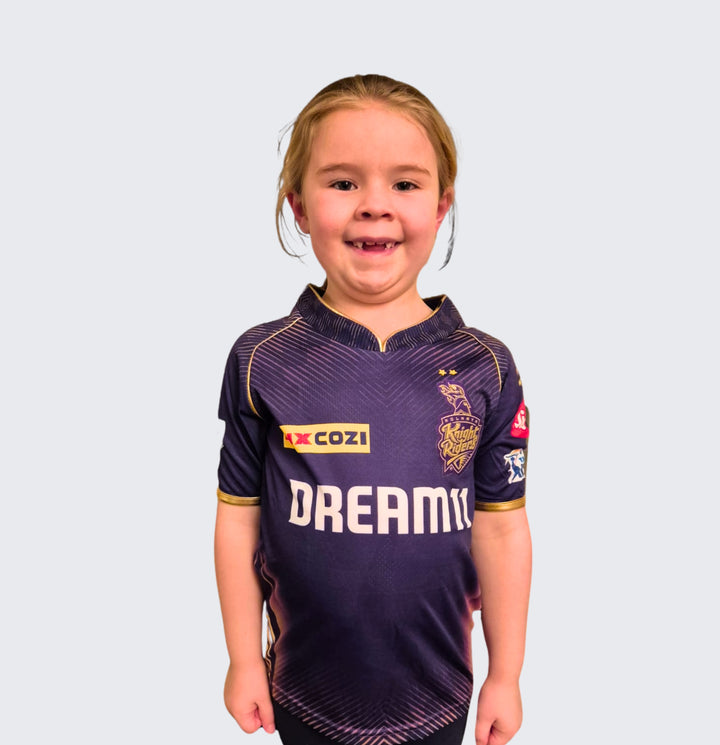 Kids 2024 Kolkata Knight Riders Official Jersey