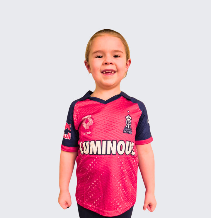 Kids 2024 Rajasthan Royals Official Match Jersey