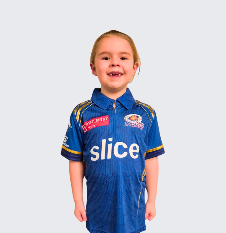 Kids 2024 Mumbai Indians Official Match Jersey